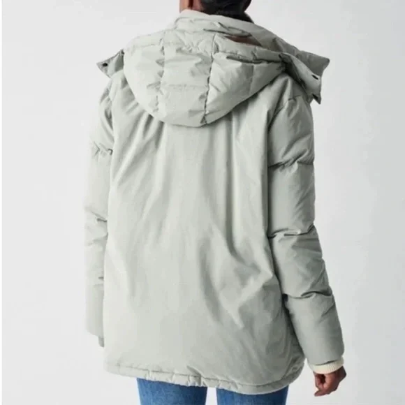 NWT Faherty Chalet Puffer Coat in Sage Green- Multiple Sizes Available - Picture 4 of 16